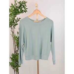 NEW BE COOL women's croft french terry top in seafoam